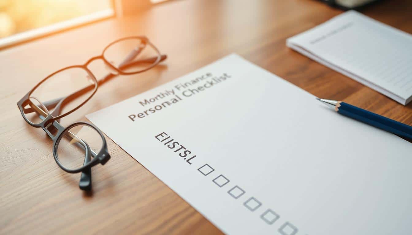 personal finance monthly checklist 12 tasks